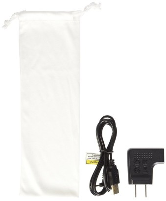 Чёрный жезловый вибромассажер Halo Wireless Multi-speed