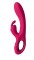Малиновый вибратор-кролик Chill - 21 см.