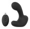 Черная анальная вибропробка с функцией расширения RC Butt Plug with 3 functions