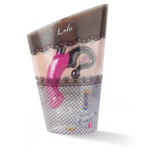 Вибромассажер с изогнутой ручкой Lola - 14,2 см.