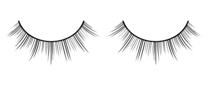 Чёрные накладные с чередованием длины Deluxe