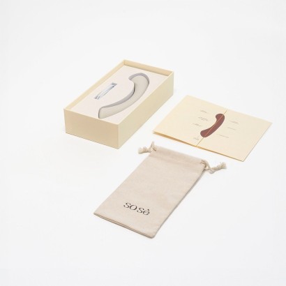 Серый вибростимулятор точки G Mirage - 17,8 см.