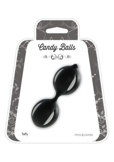 Чёрные вагинальные шарики CANDY BALLS TAFFY BLACK
