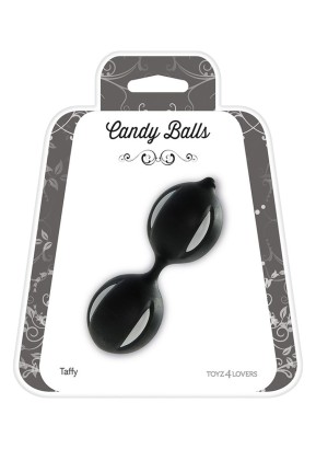 Чёрные вагинальные шарики CANDY BALLS TAFFY BLACK