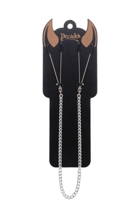 Зажимы на соски «Вилки» на цепочке