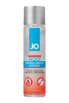 Возбуждающий лубрикант на водной основе JO Personal Lubricant H2O Warming - 120 мл.