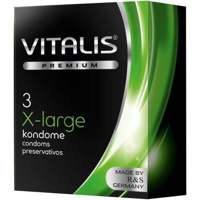 Презервативы увеличенного размера VITALIS PREMIUM x-large - 3 шт.