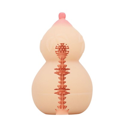 Телесный мастурбатор с соском Calabash