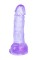 Фиолетовый фаллоимитатор Oxygen - 17,5 см.