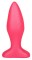 Розовая анальная пробка - 11,5 см.