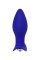 Синяя анальная вибровтулка Fancy - 10,7 см.