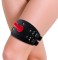 Черный пояс на бедро  Люкс  с телесной насадкой