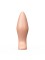 Телесный анальный плаг - 11,5 см.