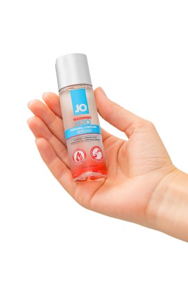 Возбуждающий лубрикант на водной основе JO Personal Lubricant H2O Warming - 60 мл.