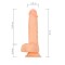 Телесный фаллоимитатор «Жиган» - 20 см.