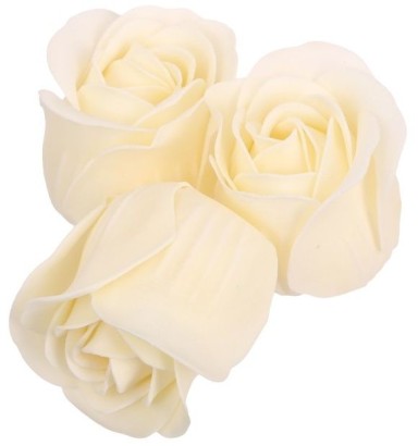 Мыльные розочки в шкатулке-сердце  Счастья и радости!  - 3 шт.