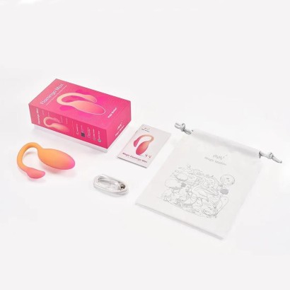 Оранжевый вибратор Flamingo Max