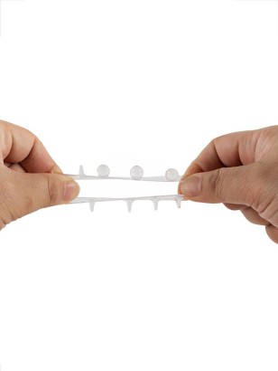 Эластичное эрекционное кольцо с шариками и лучами