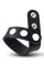 Черное эрекционное кольцо на кнопках