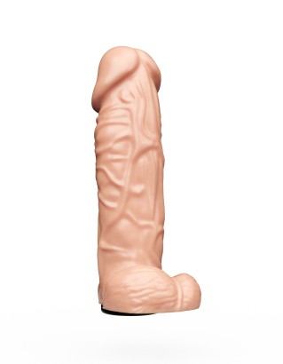 Фаллоимитатор  Конг  на трусиках с плугом - 19 см.