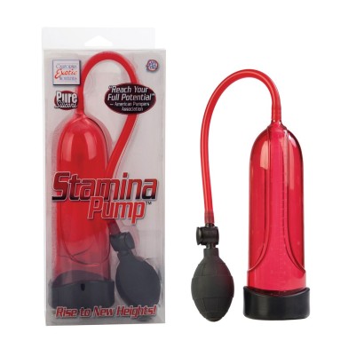 Красная помпа для мужских тренировок Stamina - 21 см.