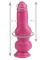 Розовый анальный фаллоимитатор-реалистик - 21 см.