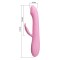 Нежно-розовый вибростимулятор-кролик Abella - 24 см.