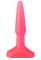Розовый гелевый плаг на широком основании - 11,5 см.