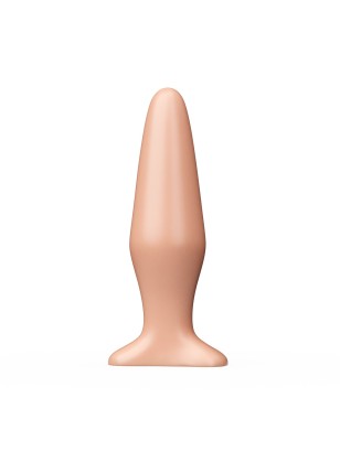 Телесная конусообразная пробка - 14 см.