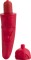 Красный мини-вибратор в виде перчика Red Hot Pepper