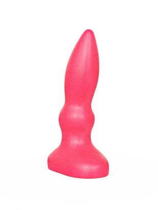 Розовая гелевая пробочка с каплевидным кончиком - 10 см.