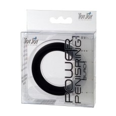 Чёрное кольцо на пенис POWER PENISRING XLARGE 