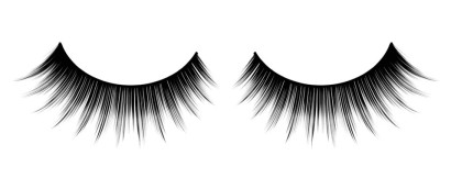 Черные накладные ресницы с чередованием длины и густоты Premium