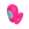 Розовое виброкольцо с пультом ДУ