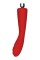 Красный двойной стимулятор Georgia - вибратор и вакуумная помпа