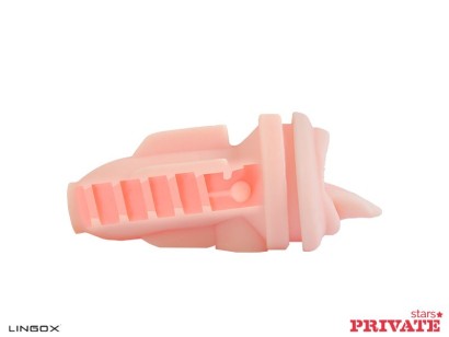 Мастурбатор-ротик Private Anny Aurora Mouth в тубе с хвостиком для массажа простаты