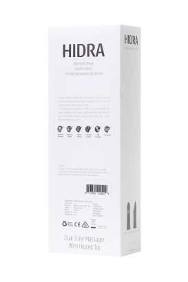 Серый жезловый вибратор Le Stelle HIDRA с нагревом