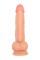 Телесный фаллоимитатор Baz - 19 см.
