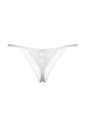 Ажурные трусики с разрезом