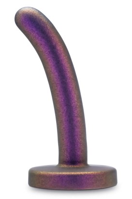 Фиолетовая насадка с гладкой поверхностью Surrender 4.75 Inch Beginner Pegging Dildo - 12 см.