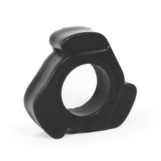 Чёрное эрекционное кольцо Cock Shift из силикона