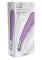 Фиолетовый ребристый вибратор Lovely Vibes Laced - 18,5 см.