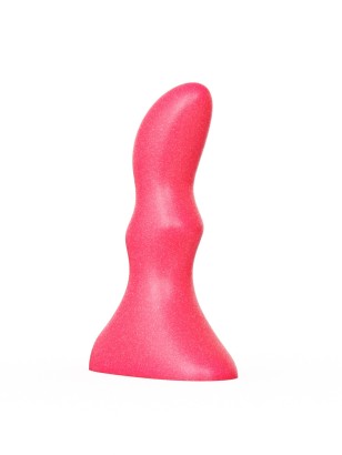 Розовый массажёр простаты - 10 см.