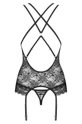 Нежный кружевной корсаж с цветочным мотивом