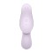Сиреневый вибромассажер с вакуумной стимуляцией Curvy Trinity 2