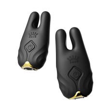 Черные виброзажимы на соски Nave Черные виброзажимы на соски Nave