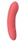 Коралловый мини-вибратор Atom - 11,5 см.