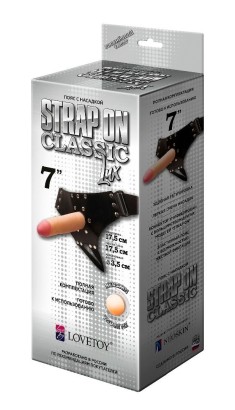 Пояс-трусики с насадкой Classic lux-Duke - 17,5 см.