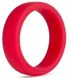 Красное эрекционное кольцо Silicone Go Pro Cock Ring 