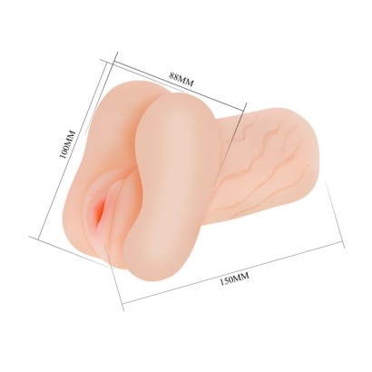 Мастурбатор без вибрации - вагина и анус